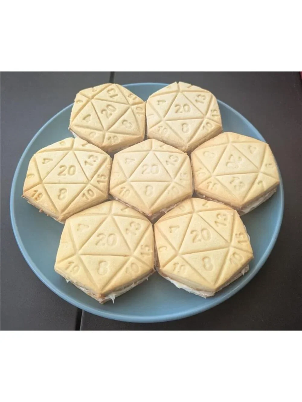 Dice Cookie Cutter | D20 Role-Playing Game Baking Tool | Tabletop RPG Party